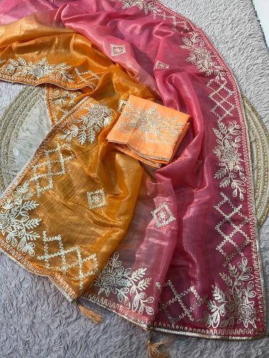 Vinayak partywear designer saree wholesale